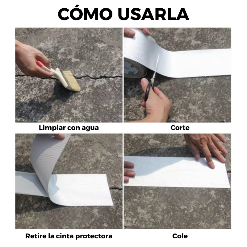 Súper Cinta Impermeable UltraBonde™ - La Solución a Las Fugas